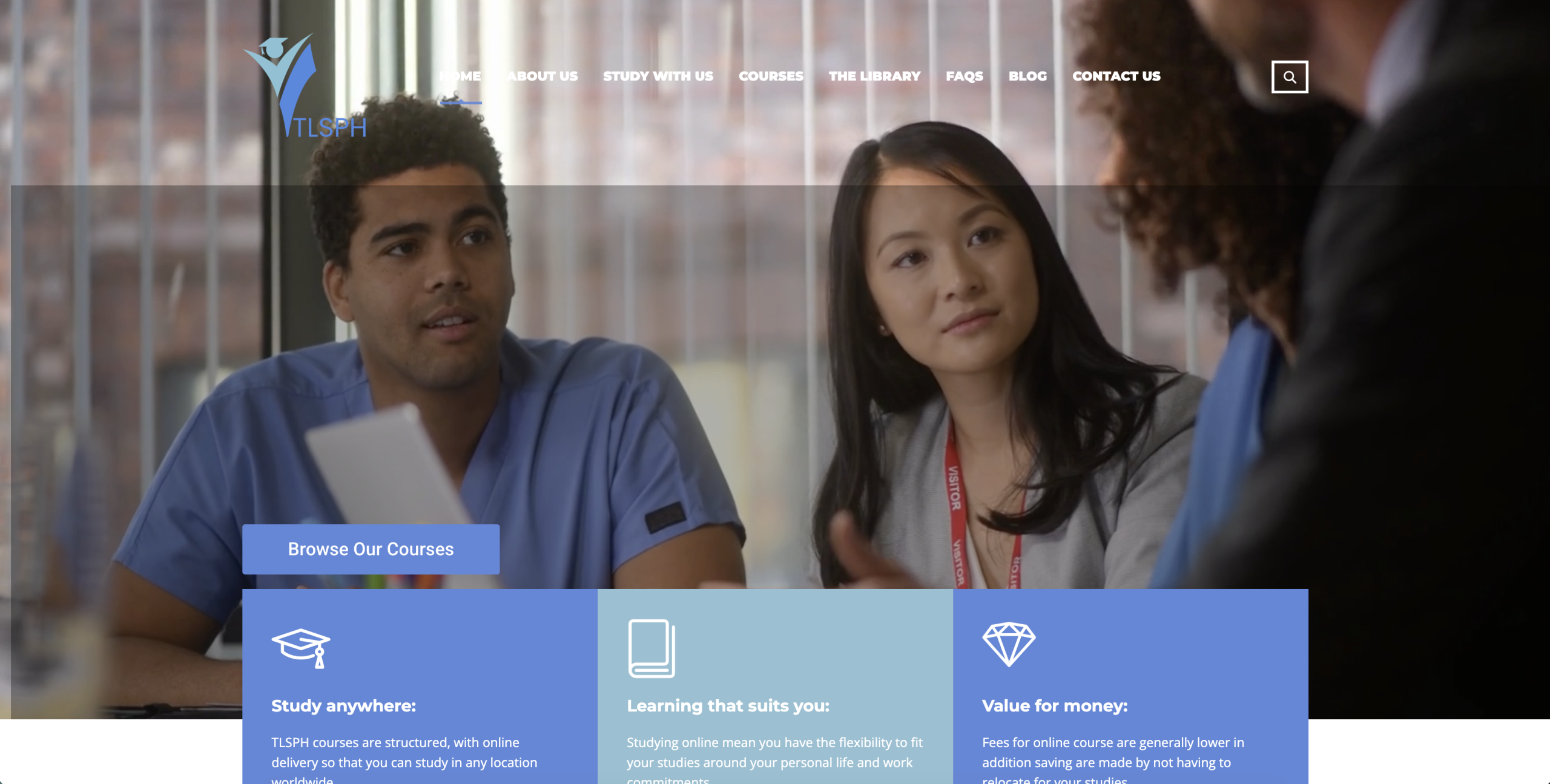 Website designed by Lucy’s Web Designs for London School of Public Health, Education & training
