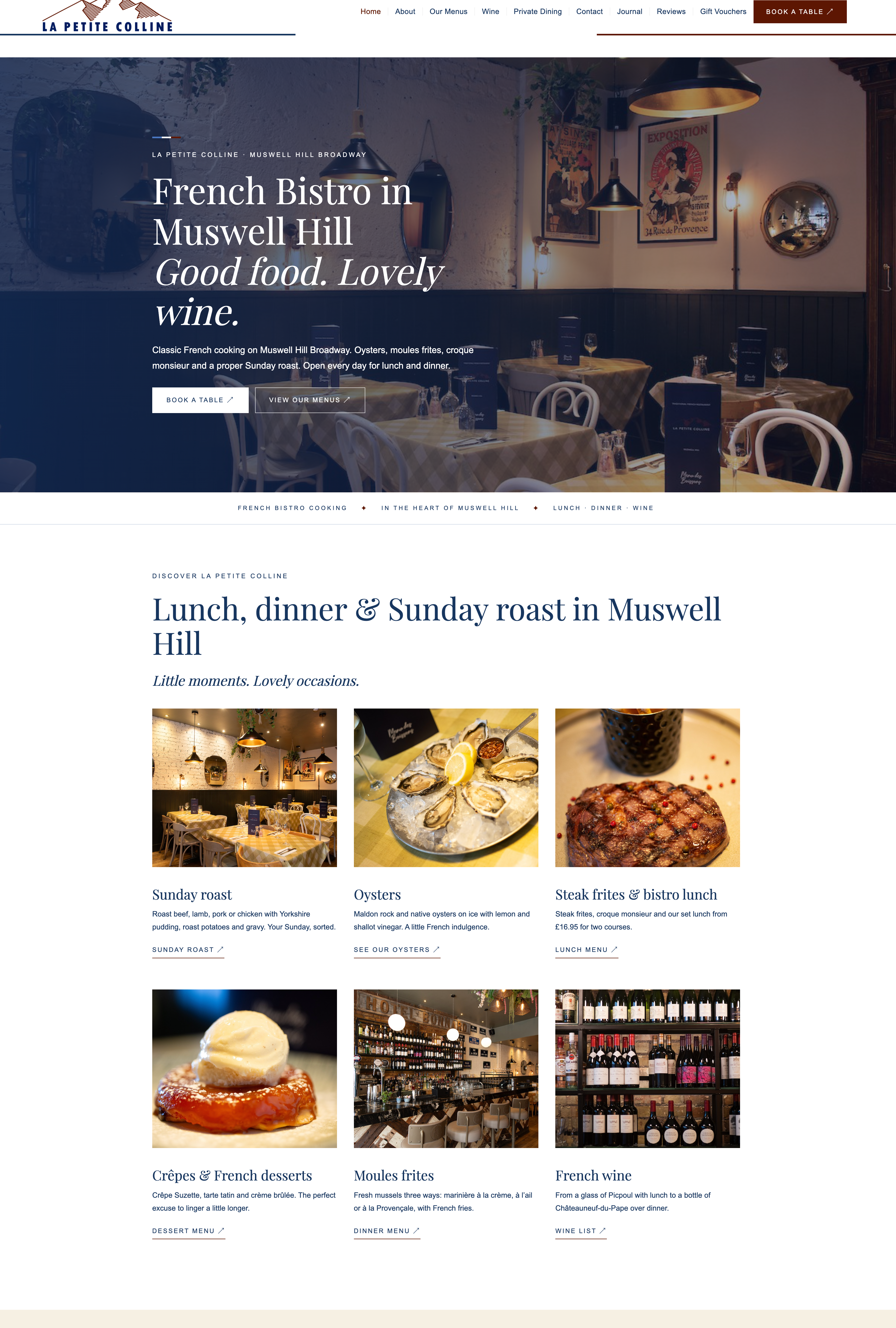 La Petite Colline website